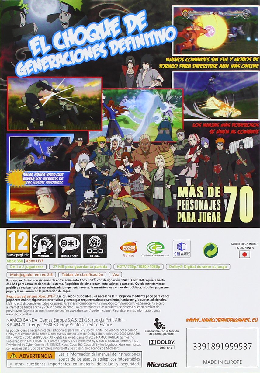Naruto Shippuden : Ultimate Ninja Storm Generations - Édition carte Naruto Shippuden : Ultimate Ninja Storm Generations - Édition carte